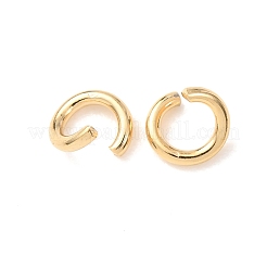 Brass Open Jump Rings&nbsp;KK-G604-08G-10