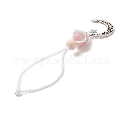 Moon 201 Stainless Steel Pendant Decorations&nbsp;HJEW-JM00958-02