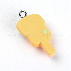 Resin Pendants&nbsp;RESI-WH0024-80