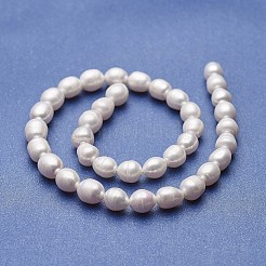 Natural Cultured Freshwater Pearl Beads Strands&nbsp;PEAR-P060-28B-01