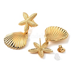 304 Stainless Steel Stud Earrings&nbsp;STAS-Z101-06G