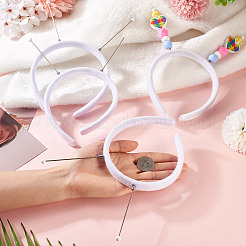 Cloth and Plastic Hair Bands&nbsp;OHAR-TAC0020-01G