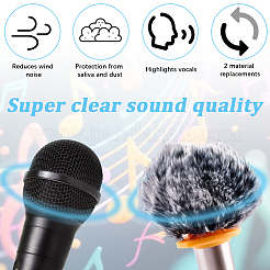 Polyester Wool Mic Covers&nbsp;DIY-WH20007-277A-01
