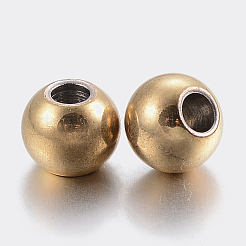 304 Stainless Steel Beads Spacers&nbsp;STAS-P197-037G-6mm