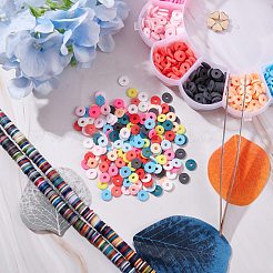 2400Pcs Single Colors Handmade Polymer Clay Beads&nbsp;CLAY-SZ0001-55