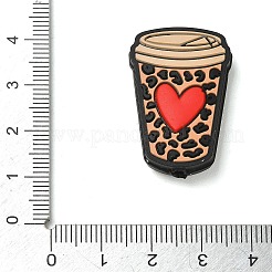 Coffee Theme Silicone Beads&nbsp;SL-CBACE28-01D
