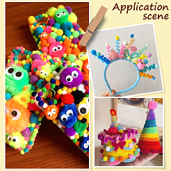 3 sets Polyester Ball Decoration&nbsp;DIY-SC0031-26G