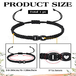 1Pc Adjustable Nylon Cord Braided Bracelets for Women Men&nbsp;BJEW-LP0001-31A-I