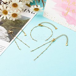 Handmade 304 Stainless Steel Satellite Chains Bracelets Making Accessories&nbsp;X-AJEW-JB01024