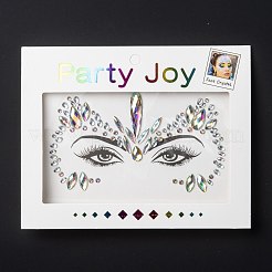 Acrylic Face Gems Stickers&nbsp;MRMJ-F014-09