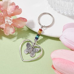 Heart Alloy Pendant Keychain&nbsp;KEYC-JKC00626-05