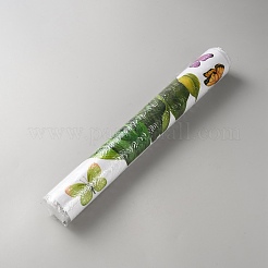 Rectangle with Tulip Pattern PVC Waterproof Window Stickers&nbsp;AJEW-WH20067-030