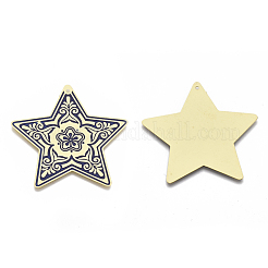 Brass Enamel Big Pendants&nbsp;KK-N223-02A