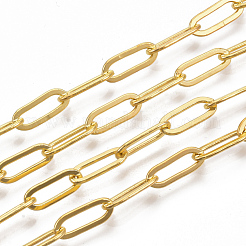 Brass Paperclip Chains&nbsp;CHC-S008-001B-G