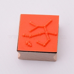 Wooden Stamps&nbsp;LS-DIY-WH0175-46I