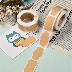 Self Adhesive Kraft Paper Label Tag Stickers&nbsp;DIY-WH0148-19