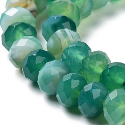 Natural Banded Agate/Striped Agate Beads Strands&nbsp;G-E605-A02-02C