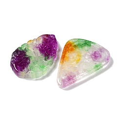 Natural White Jade Dyed Engraved Pendants&nbsp;G-Q009-02