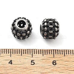 304 Stainless Steel European Beads&nbsp;STAS-V008-45AS