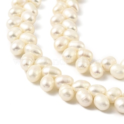 Natural Cultured Freshwater Pearl Beads Strands&nbsp;PEAR-B004-11A-01A