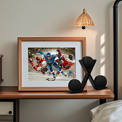 Wood Ice Hockey Stick Organizer Holder&nbsp;ODIS-WH0043-185