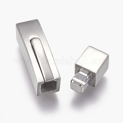 304 Stainless Steel Bayonet Clasps&nbsp;STAS-O114-046MP-C