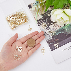 40Pcs 5 Style Alloy Pendants&nbsp;PALLOY-DC0001-03