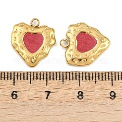 304 Stainless Steel with Enamel Pendants&nbsp;STAS-Z166-17G-03