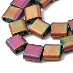 Electroplated Non-magnetic Synthetic Hematite Beads Strands&nbsp;G-C106-A01-09