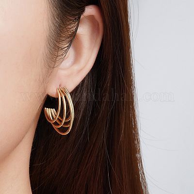 Stainless Steel Stud Earrings&nbsp;PW-WG789EE-01-1