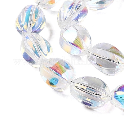 Electroplate Glass Beads Strands&nbsp;EGLA-T028-01B-1