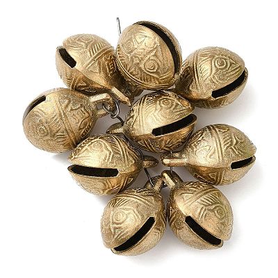 Brass Bell Pendants&nbsp;KKB-A003-40mm-1