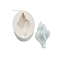 DIY Silicone Candle Molds, for Scented Candle Making, Conch Shape, White, 7.2x5.2x2.2cm