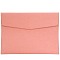 1Pc Imitation Leather Documents Pockets, Rectangle, Pink, 240x330mm