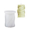 DIY Candle Silicone Molds, for Candle Making, Pillar, White, 8.5x6.3cm, Inner Diameter: 5cm