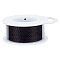 Braided Bare Copper Wire, Flat, Black, 1.3x0.3mm, about 26.25 Feet(8m)/Roll