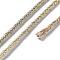 14M Two Tone Polyester Braided Cord, Round, Misty Rose, 2.5mm, about 15.31 Yards(14m)/Roll