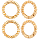 6Pcs Brass Spring Gate Clasps&nbsp;FIND-SC0020-67B-7