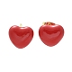 Brass Stud Earrings&nbsp;EJEW-F359-06G-3