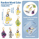 5Pcs Porcelain Pendants&nbsp;PALLOY-TAC0223-4