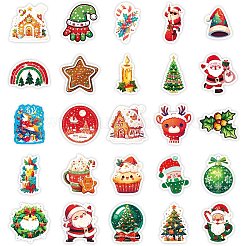 50Pcs Christmas Theme Cartoon Paper Stickers&nbsp;DIY-P085-05