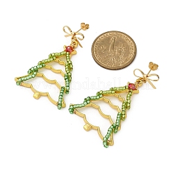 3 Pairs Brass Stud Earring & 304 Stainless Steel Leverback Earring Sets&nbsp;EJEW-MZ00496