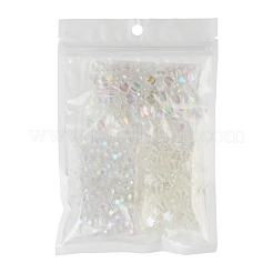 350Pcs 3 Style Transparent Acrylic Beads&nbsp;TACR-FS0001-05