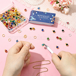 80Pcs 20 Colors Alloy Charms&nbsp;RGLA-SC0001-07