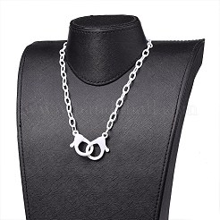 Personalized ABS Plastic Cable Chain Necklaces&nbsp;NJEW-JN03254-07