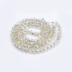 Electroplate Glass Beads Strands&nbsp;EGLA-Q079-05