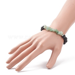Natural Mixed Stone Chips Stretch Bracelets&nbsp;BJEW-JB08718