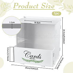 PVC Wedding Card Boxes&nbsp;CON-WH0089-224