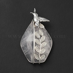 Natural Rose Quartz Pendants&nbsp;G-G870-08P