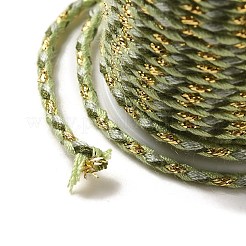 4-Ply Polycotton Cord with Metallic Thread&nbsp;LS-OCOR-Z003-D101